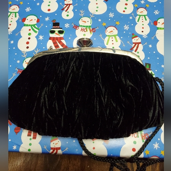 Nina Black Evening clutch/Crossbody bag - Picture 11 of 12